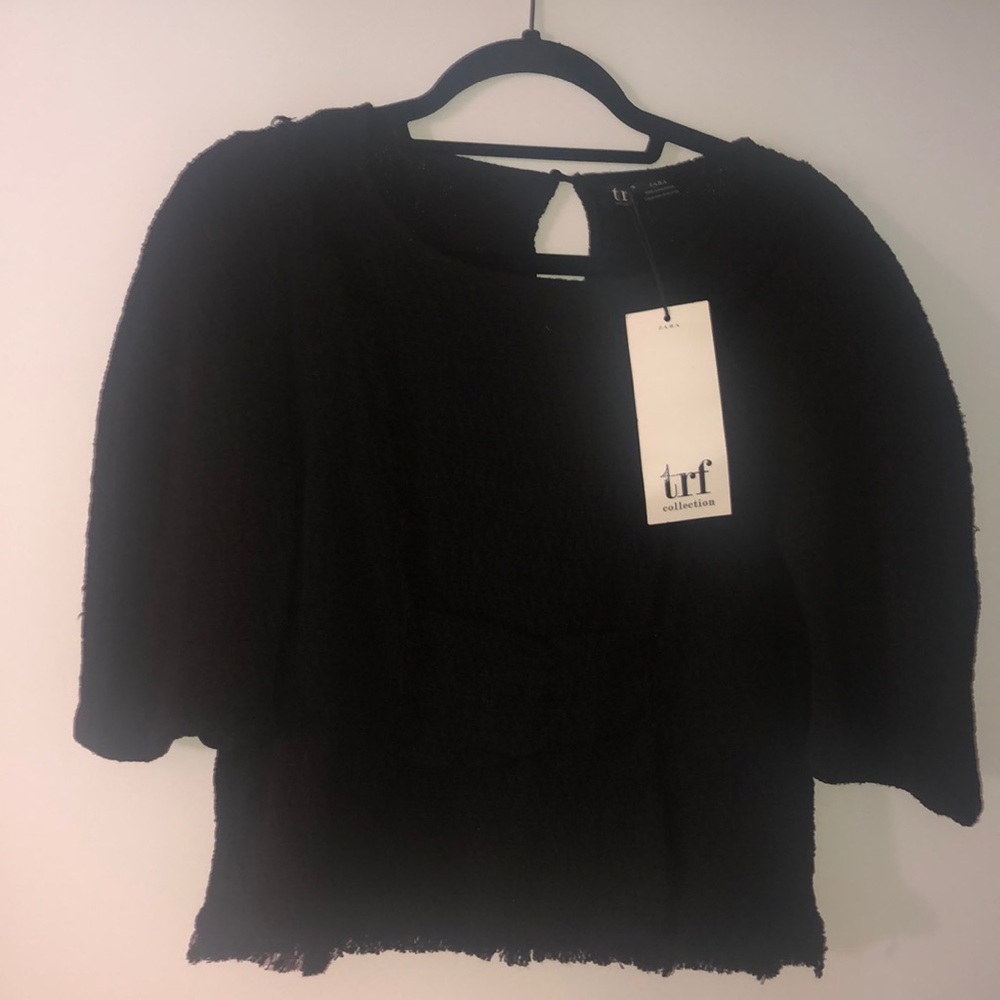 COPY - Zara Tweed Top